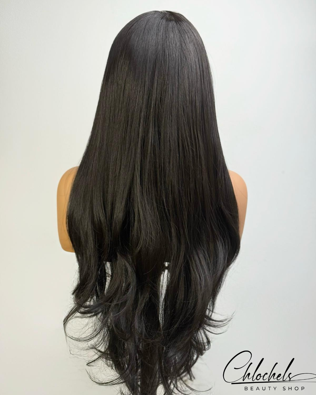Perruque Lisse Noire – Effet Naturel & Élégance Absolue
