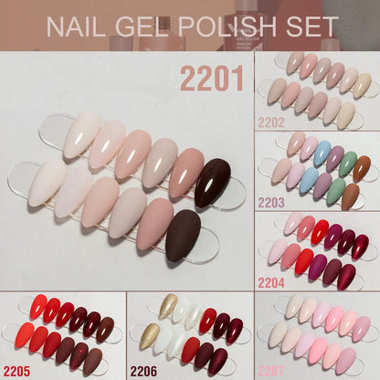 Venalisa Color Nail Gel Polish Kit  Jelly Pink Semi-transparent HEMA FREE Self Leveling Nude Natural Pink Nail Manicure Set